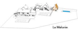 Domaine de la Malonie - situation maison 1